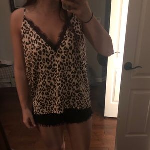 Cheetah print tank